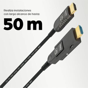 Manhattan CABLE HDMI FIBRA OPTICA M-M 4K 60HZ 50.0M CONECTOR DESMONTABLE - imagen 10