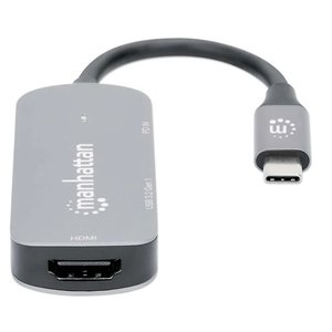 Manhattan DOCKING USB-C 3 PTOS HDMIUSB- AUSB-C PD - imagen 3