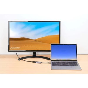 Manhattan DOCKING USB-C 3 PTOS HDMIUSB- AUSB-C PD - imagen 4
