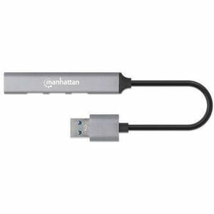 Manhattan HUB 4PUERTOS USB 3 PTOS V2.0 Y 1PTO V3.0 1 ALUMINIO - imagen 4