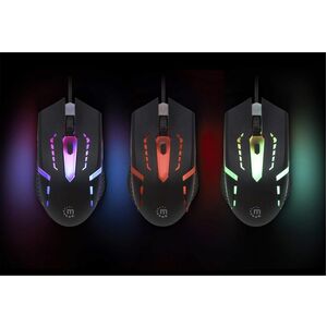 Manhattan MOUSE OPTICO LUMINISCENTE RGB U SB NEGRO - imagen 4