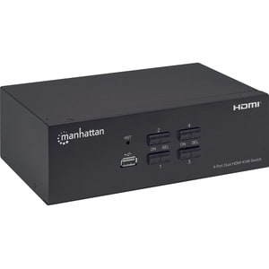 Manhattan MUX KVM HMDI DOBLE MONITOR 4 1 4K 30MHZ USB2.0 - imagen 2