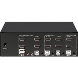 Manhattan MUX KVM HMDI DOBLE MONITOR 4 1 4K 30MHZ USB2.0 - imagen 4