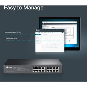 Tp-link TP-LINK SWITCH 16-PORT GIGABIT EASY SMART WITH 8-PORT POE - imagen 4