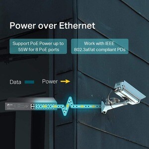 Tp-link TP-LINK SWITCH 16-PORT GIGABIT EASY SMART WITH 8-PORT POE - imagen 9