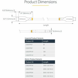 StarTech.com CABLE DE CARGA USB-C TIPO C DE 4M - USB-IF PD 240W EPR - imagen 2