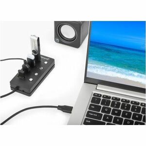 Manhattan HUB USB V3.2 4 PTOS A INTERRUPT OR DE ENCENDIDO/APAGADO - imagen 5