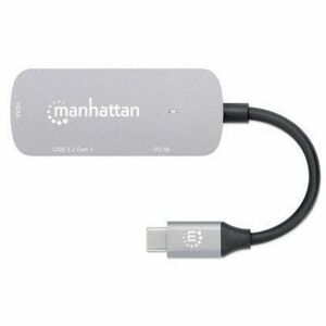 Manhattan DOCKING USB-C 3 PTOS HDMI USB-A USB-C CON PD - imagen 4