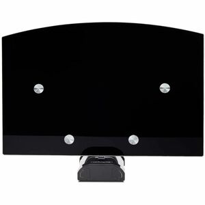 StarTech.com Estante para AV Flotante de Montaje en Pared - Ajustable en Altura - para Debajo del TV - Estante de Vidrio Templado Negro - Altura ajustable - 6.99kg Capacidad de carga - Aluminio, Acero