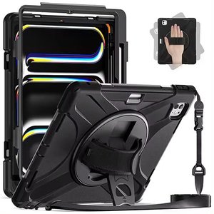 BRobotix FUNDA DE USO RUDO CON CORREA Y GIRO 360 PARA IPAD PRO 11.0 (M4) - imagen 3