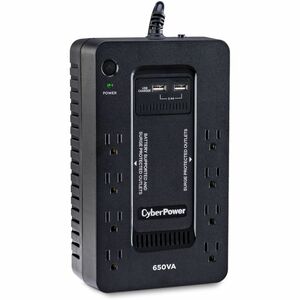 CyberPower 650VA / 360W STANDBYGABINETE COMPACTO 8 NEMA 5-15R 4 RESPALDO - imagen 3