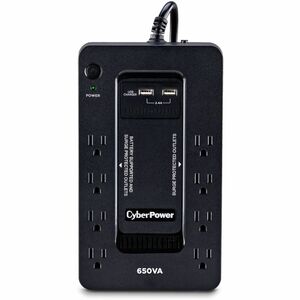 CyberPower 650VA / 360W STANDBYGABINETE COMPACTO 8 NEMA 5-15R 4 RESPALDO - imagen 8