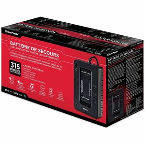 CyberPower 650VA / 360W STANDBYGABINETE COMPACTO 8 NEMA 5-15R 4 RESPALDO - imagen 10