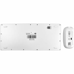 Perfect Choice KIT TECLADO 2.4 GHZ BT RECARGABLE ZEBRARY - BLANCO - imagen 2
