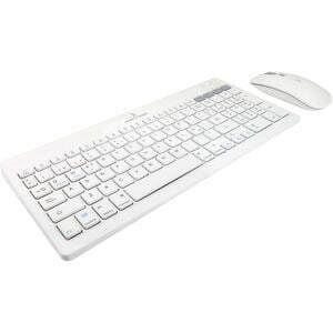 Perfect Choice KIT TECLADO 2.4 GHZ BT RECARGABLE ZEBRARY - BLANCO - imagen 4