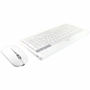 Perfect Choice KIT TECLADO 2.4 GHZ BT RECARGABLE ZEBRARY - BLANCO - imagen 5