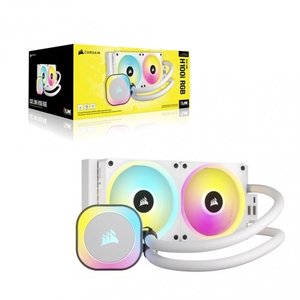 Corsair (Arroba) ENFRIAMIENTO LIQUIDO CORSAIR ICUE LINK H100I RGB AIO 240MM BLANC - imagen 2