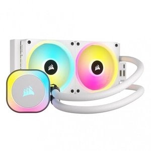 Corsair (Arroba) ENFRIAMIENTO LIQUIDO CORSAIR ICUE LINK H100I RGB AIO 240MM BLANC - imagen 4