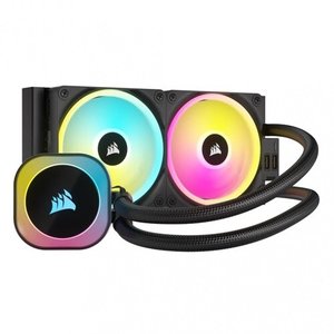 Corsair (Arroba) ENFRIAMIENTO LIQUIDO CORSAIR ICUE LINK H100I RGB AIO 240MM NEGRO - imagen 3