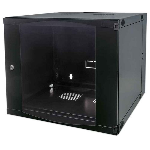 Intellinet GABINETE MURAL ABATIBLE 19IN 12 FLATPACK 600MM PROFUNDO NEGRO