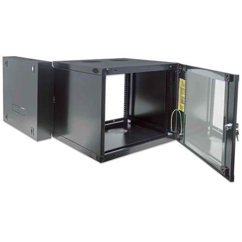 Intellinet GABINETE MURAL ABATIBLE 19IN 12 FLATPACK 600MM PROFUNDO NEGRO - imagen 3