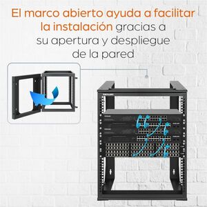 Intellinet RACK 19 ABIERTO MURAL 12U 604X555 ENSAMBLADO - imagen 8
