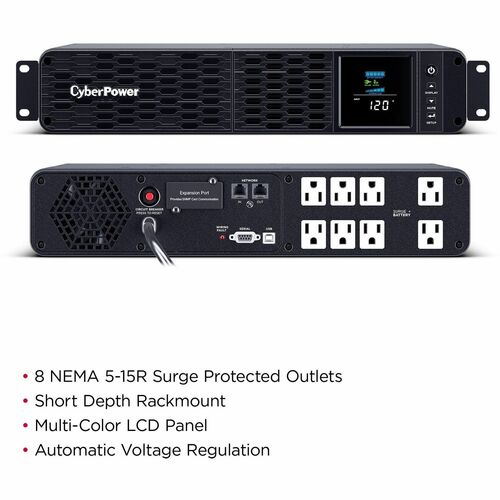 CyberPower 1500VA / 1000W ONDA SENOIDAL COMPATIBLE CON FUENTES PFC ACTIVAS - imagen 5