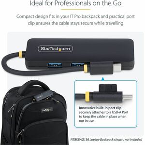 StarTech.com HUB USB-C 4 PUERTOS - HUB USB TIPO C A 4 PUERTOS USB-A - imagen 4
