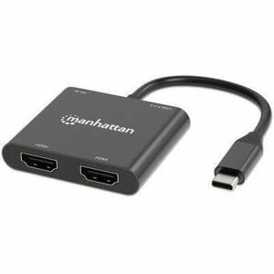 Manhattan ADAPTADOR DE USB-C PD A MONITOR DUAL-HDMI PARA LAPTOP Y TABLET - imagen 3
