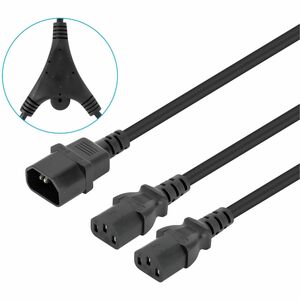 Manhattan CABLE DE ALIMENTACIN DIVISOR EN Y UN CONECTOR 1XC14 A 2XC131. - imagen 7