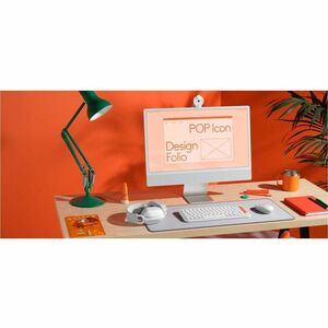 Logitech KIT TECLADO Y MOUSE LOGITECH POP ICON OFF-WHITE BT MULTIDISPOSIT - imagen 5