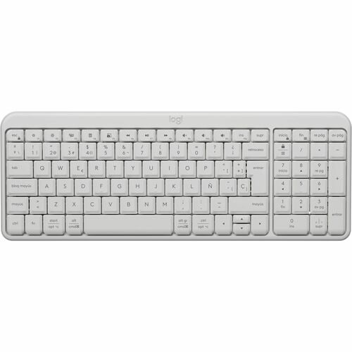 Logitech TECLADO LOGITECH K250 OFF-WHITE COMPACT BT 10MT RESISTE SALPICADUR - imagen 4