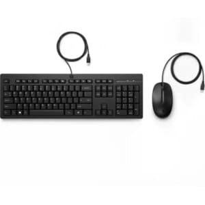 HP Computo COMBO TECLADO Y MOUSE OPTICO HP 225 CON CABLE USB-A 1200DPI 1YW - imagen 2