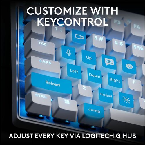 Logitech TECLADO LOGITECH G PRO X TKL RA PID OFF-WHITE INT MAG-ANALO RGB USB - imagen 5