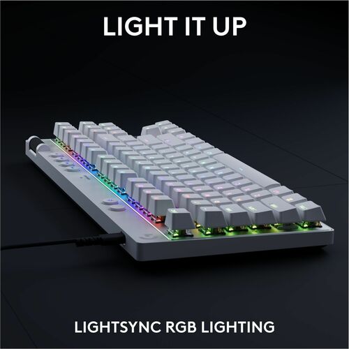 Logitech TECLADO LOGITECH G PRO X TKL RA PID OFF-WHITE INT MAG-ANALO RGB USB - imagen 6