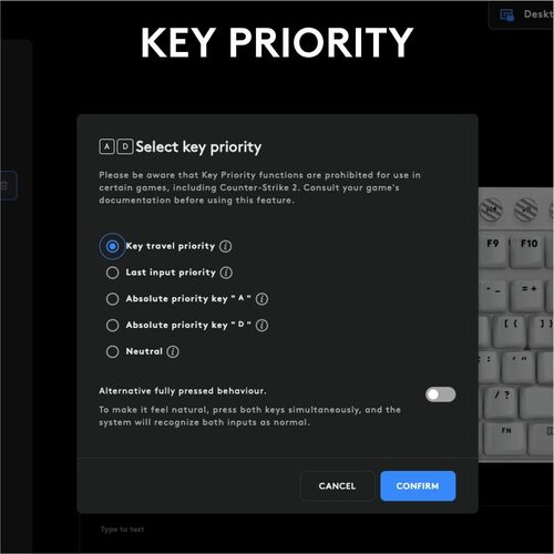 Logitech TECLADO LOGITECH G PRO X TKL RA PID OFF-WHITE INT MAG-ANALO RGB USB - imagen 9