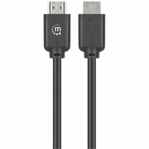 Cable HDMI de alta velocidad 4K@60Hz con Ethernet, 7.5 m, HDMI Macho a Macho, HDR, Contactos chapados en Oro, Doble Blindaje, HEC, ARC, 3D, Ancho de Banda de 18 Gbps, Negro - Cable for Dispositivo de