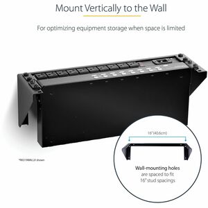 StarTech.com RACK VERTICAL FIJO MURAL 3U DE 19 PULGADAS PARA SERVIDORES - imagen 9