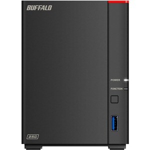 Buffalo LinkStation 710D 1 x Total de compartimientos Sistema de almacenamiento NAS - 4TB HDD Hexa-core (6 Core) 1.30GHz - 2GB RAM De Escritorio - Conforme con normas TAA - 1 x HDD Instalado - 4TB Cap