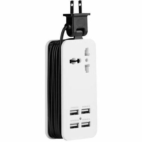 NACEB NACEB ADAPTADOR DE SOCKET EXTEN PARA VIAJE 4 PUERTOS USB