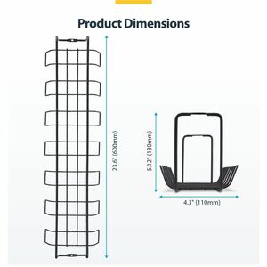 StarTech.com ADMINISTRACIN DE CABLES PARA DEBAJO DEL ESCRITORIO TAA - imagen 9