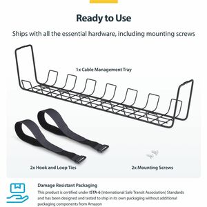 StarTech.com ADMINISTRACIN DE CABLES PARA DEBAJO DEL ESCRITORIO TAA - imagen 10