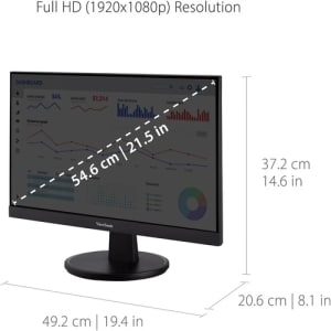 MONITOR FULL HD 1080P DE 22 PULGADAS CON BISEL ULTRAFINO SINCRONIZACION ADAPTATIVA 75 HZ ENTRADA HDMI Y VGA