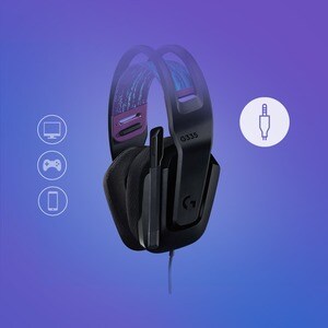 Logitech DIADEMA LOGITECH GAMING G335 BLACK ALAMBRICA - imagen 7