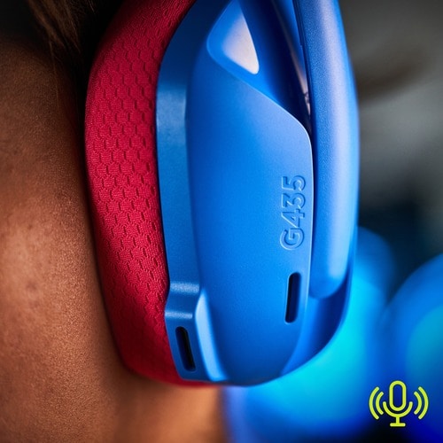 Logitech LOGITECH G G435 WIRELESS GAMING HEADSET AZUL - imagen 7