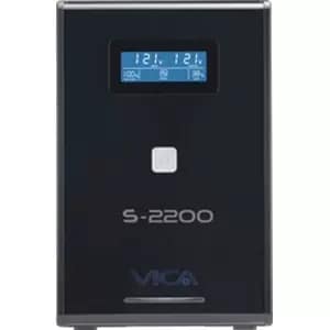 Vica VICA S1200 NOBREAK 1200VA/600W PANTALLA LCD 10 TOMAS SW MONITOREO - imagen 2