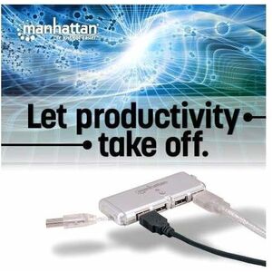 Manhattan HUB USB V2.0 4 PTOS MINI SIN FUENTE - imagen 9
