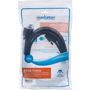 Manhattan CABLE SVGA 3.0M MACHO HD15 8MM MONITOR PANTALLA - imagen 3