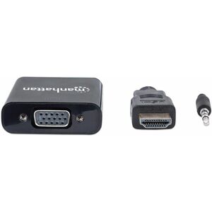 Manhattan CABLE ADAPTADOR CONVERTIDOR HDMI A VGA AUDIO 3.5MM 1080P M-H - imagen 6