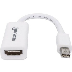 Manhattan CABLE ADAPTADOR CONVERTIDOR MINI DISPLAYPORT A HDMI 1080P M-H - imagen 4